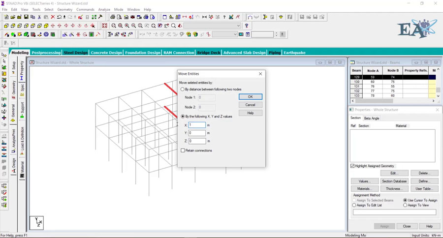 staad pro civil engineering software